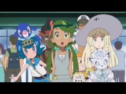 Los amigos de Ash de alola conocen a Misty y Brock