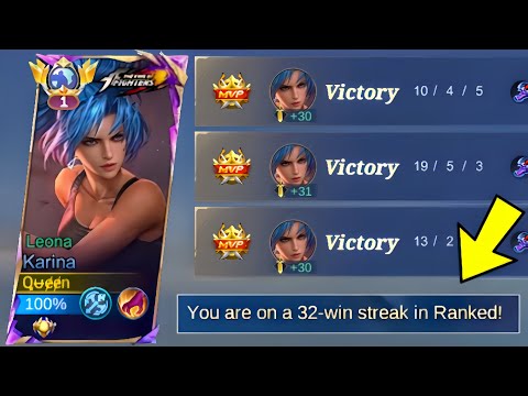 KARINA BEST GUIDE TO RANK UP FASTER!!🔥 (100% auto win)