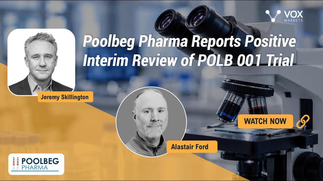Thumbnail for Poolbeg Pharma Reports Positive Interim Review of POLB 001 Trial