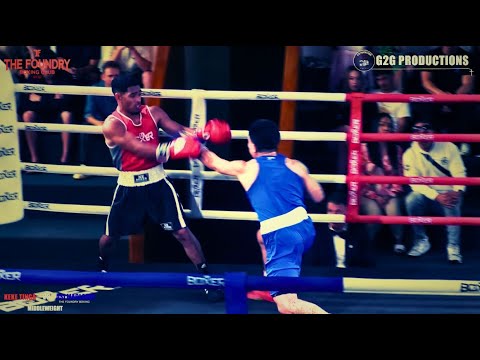 THE FOUNDRY'S THE FIRE STARTER - KEKE TINGA vs ASI MAGLAQUI Amateur Boxing Fight