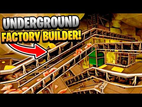 I Built A HUGE Underground Mining Operation In This NEW Automation Game!