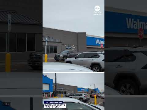 Walmart customer's lottery ticket allegedly stolen by store employee