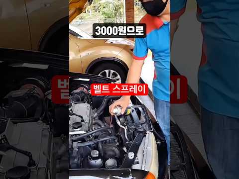 자동차 엔진소음 벨트소음 3천원 스프레이로 똑딱 🚗