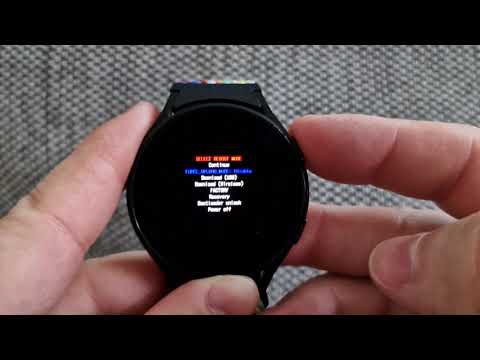 Samsung Galaxy Watch 4 / 5 Wipe Cache Partition und Wipe Data Factory Reset