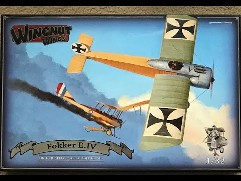 Wingnut Wings 1/32 Fokker E.IV (32029) Kit review