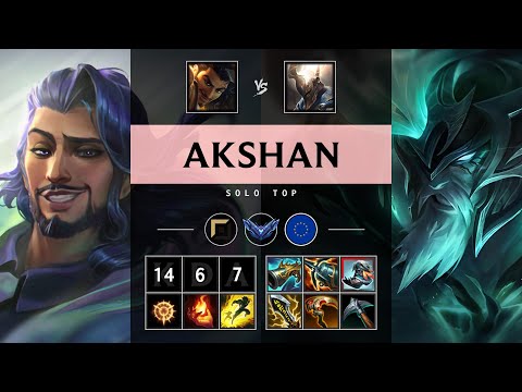 Akshan Top vs Pantheon: Unstoppable - EUW Diamond Patch 25.S1.1