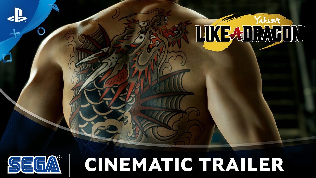 Кинематографический трейлер ролевой игры Yakuza: Like a Dragon