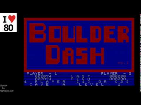 Boulder Dash (Fujitsu FM 7/FM 77 Emu) 2.074