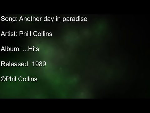 Another day in paradise - Phil Collins [Cover]
