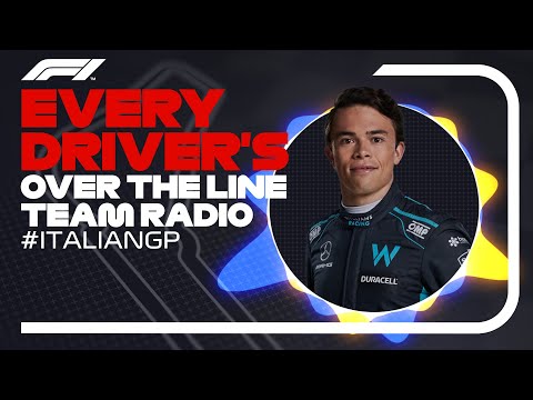 Every Driver's Radio at the End of Their Race | 2022 Italian Grand Prix