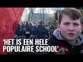 Lange rij voor open dag Metis Montessori in Oost