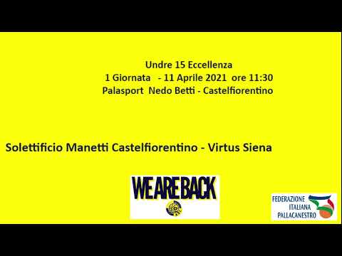 Under 15 Eccellenza  Abc Castelfiorentino - Virtus Siena