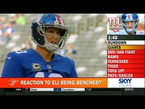 Pardon the Interruption 11/28/2017 - Reaction To Eli Being Benched?