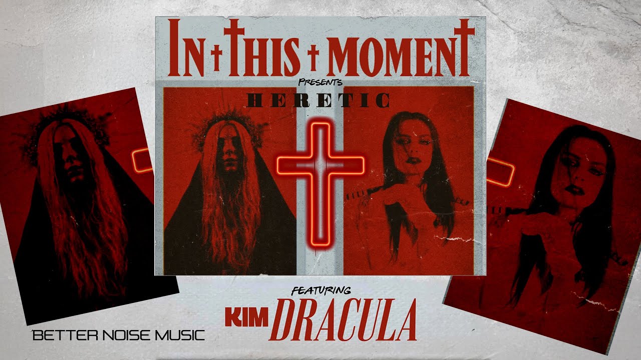 In This Moment ft Kim Dracula - Heretic (Official Lyric Video) - YouTube