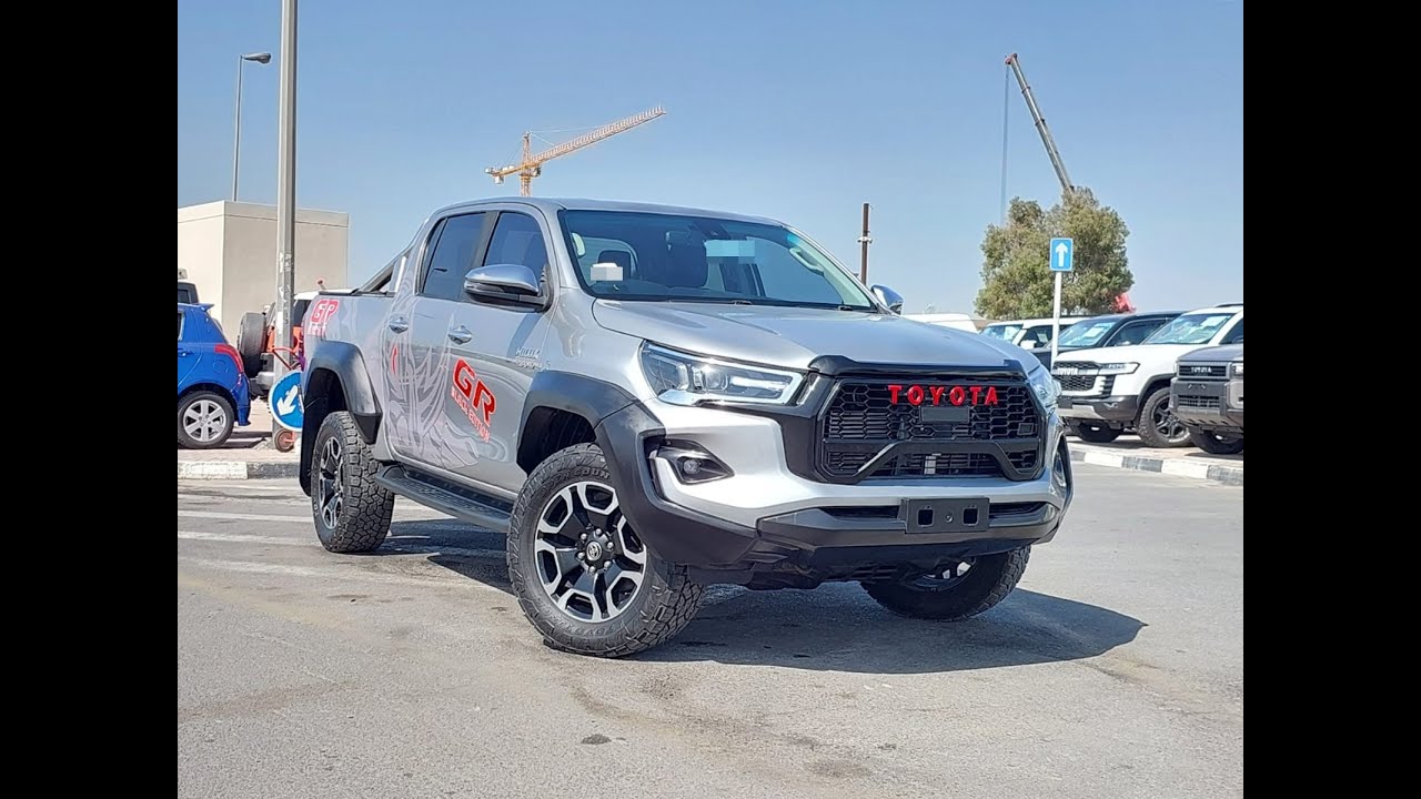 تويوتا هيلوكس GR SPORT 2022 TOYOTA HILUX PICK UP RHD DIESEL AUTOMATIC(PM58721) video