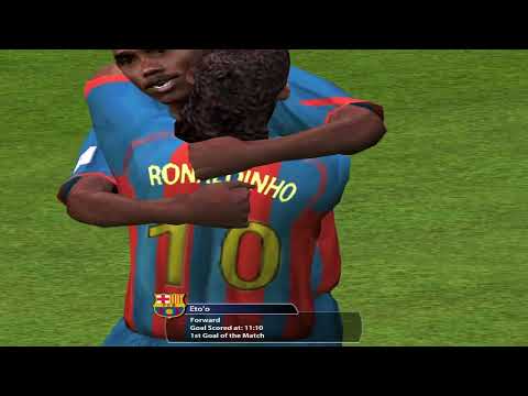 Playing FIFA 2005 Online in 2023 - Barcelona VS Real Madrid - El Clásico