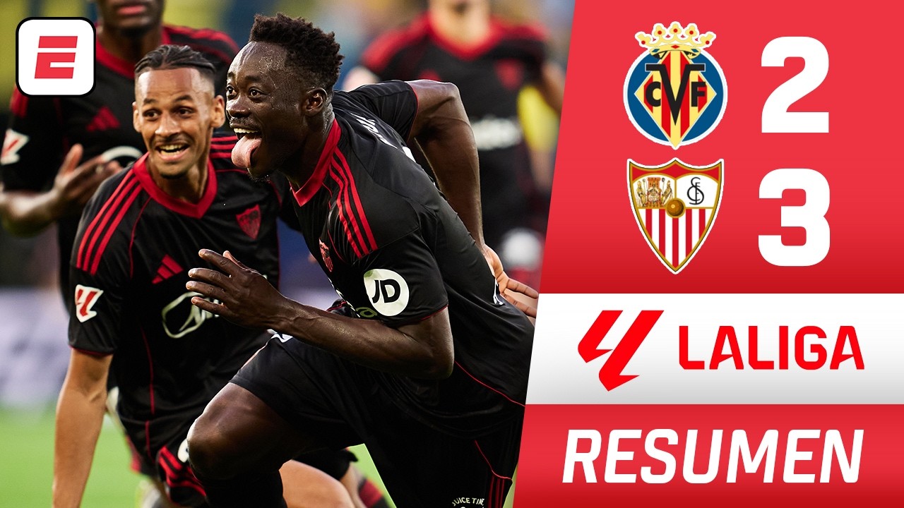 MONUMENTAL REMONTADA del SEVILLA 3-2 vs VILLARREAL y ahora ACARICIA la PERMANENCIA | La Liga
