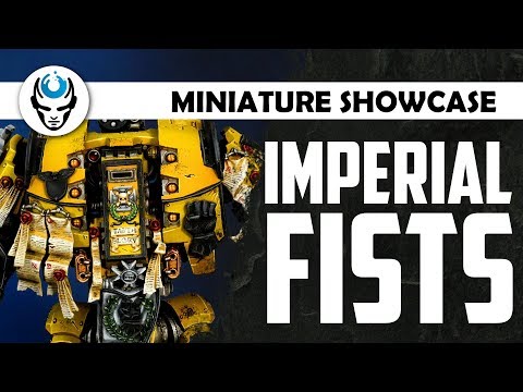 IMPERIAL FISTS - LVL 5 MINIATURE SHOWCASE 4K