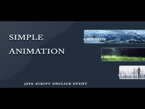 Simple Animation Javascript Onclick Event Responsive Webpage Simple Coding