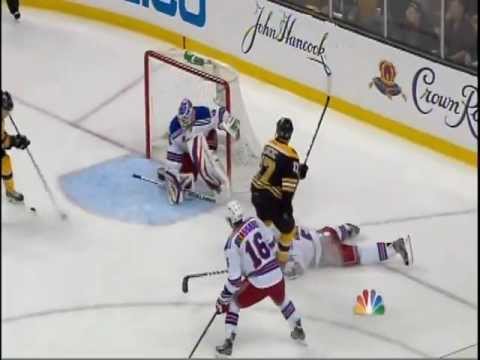 Boychuk, Marchand and Lucic goals... Bruins 5 Rangers 2