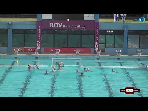 Serbia vs Greece - Euro Junior Men Waterpolo 2021 - Preliminary