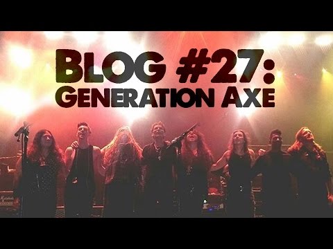 JP Bouvet Blog #27 - Generation Axe w/Vai, Wylde, Malmsteen, Bettencourt, & Abasi