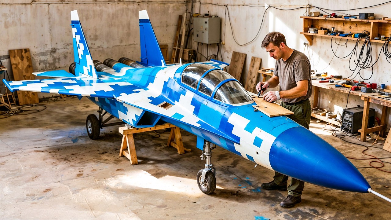 Man Builds Fighter Jet into Speed Boat | Start to Finish Build by @ThanhSuperBoat