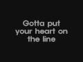 Michael Jackson - On The Line (lyrics)