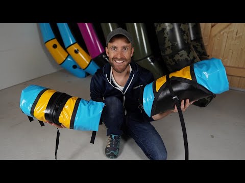 PACKRAFT TUTORIAL  -  How to fold your Packraft 2.0 - Packraft mit 2 Techniken klein zusammen rollen