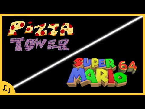 Pizza Tower: It's Pizza Time! (Super Mario 64 cover)