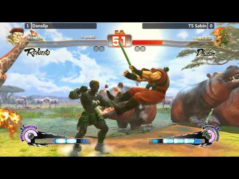 USF4 @ Last Man Standing 1.7 - Danslip (Rolento) vs TS Sabin (Dhalsim) [720p/60fps]