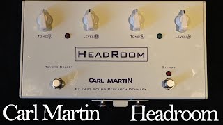 Video thumbnail for Carl Martin Headroom (All-Analog Spring Tank Reverb Pedal) by Joe Perkins