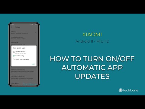 How to Turn On/Off Automatic App Updates - Xiaomi [Android 11 - MIUI 12]