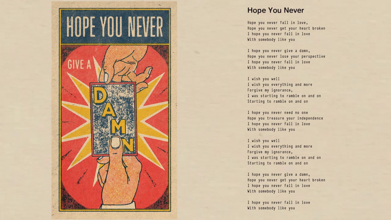 Tom Petty - Hope You Never