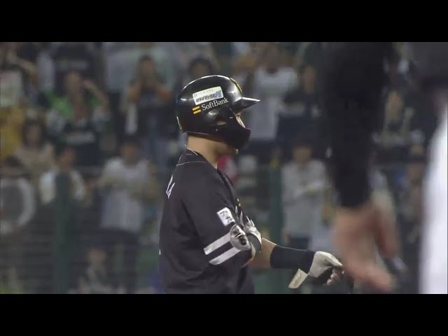 【3回表】CS絶好調!! ホークス・中村晃のタイムリーで反撃!! 2018/10/18 パーソル CS パ final L-H