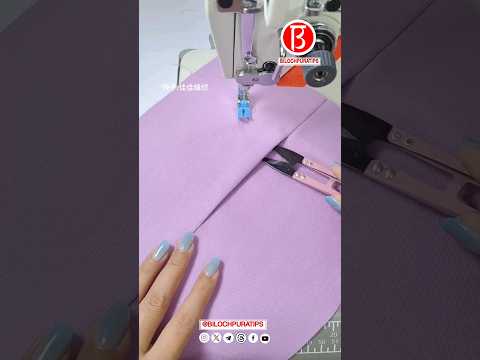 Side seam invisible pocket tutorial