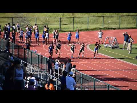 SCUSD Middle School Meet #4 - 8th Girls 100m - Heat #1 - 4/12/19