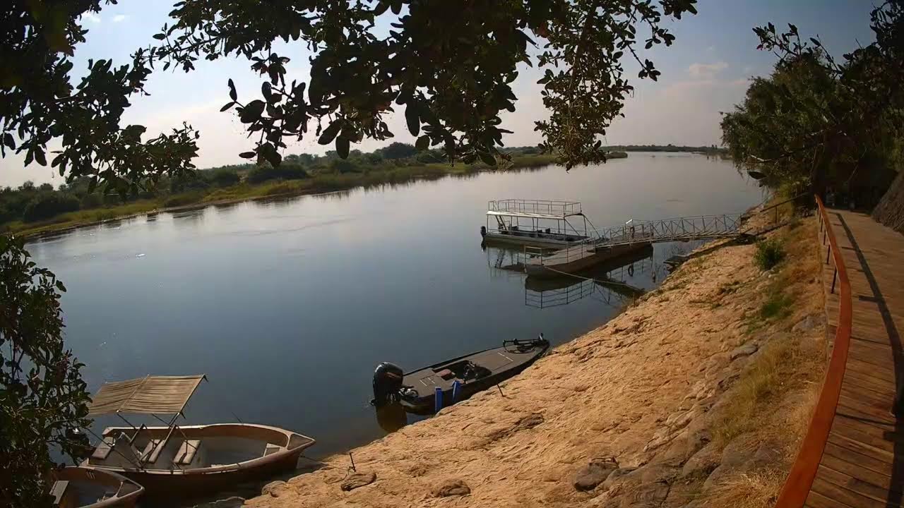 Live webcam view of Zambezi River at Mubala Camp