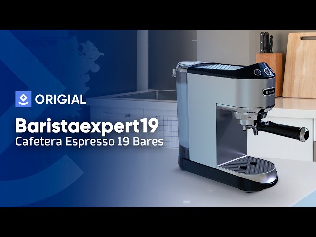 Caffettiera espresso originale BARISTAEXPERT 19 da 19 bar in acciaio inossidabile video