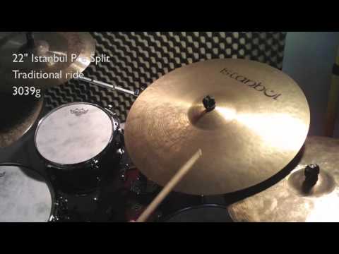 Ride cymbal video blog #1 - 22" Istanbul Pre Split Traditional ride 3039g