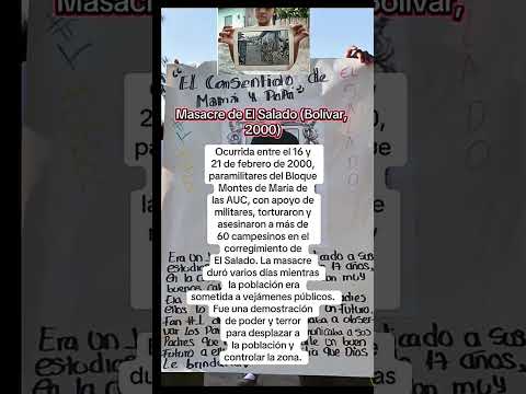 Masacre de El Salado Bolívar, 2000.