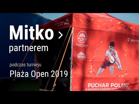 Plaża Open 2019 - MITKO oficjalnym partnerem