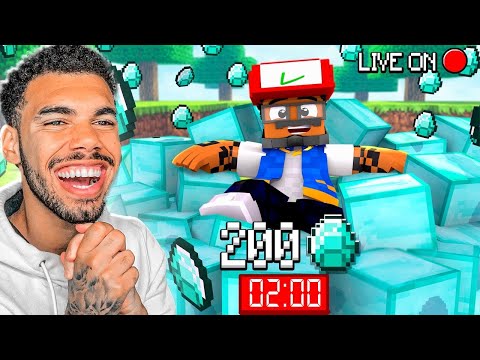 PIXELMON COLLECTION - DESAFIO 200 DIAMANTES EM 2 HORAS | Cris |