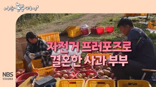 [나는농부다 273회] 자전거 프러포즈로 결혼한 사과 부부