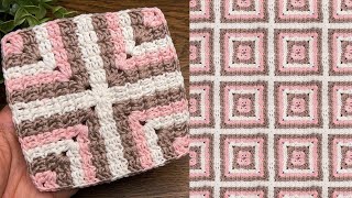 Easy Granny Square Tutorial 🤩Step by step guide for beginners 