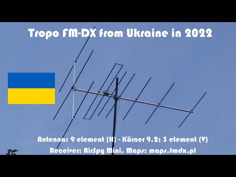 Tropo FM-DX from Ukraine in 2022