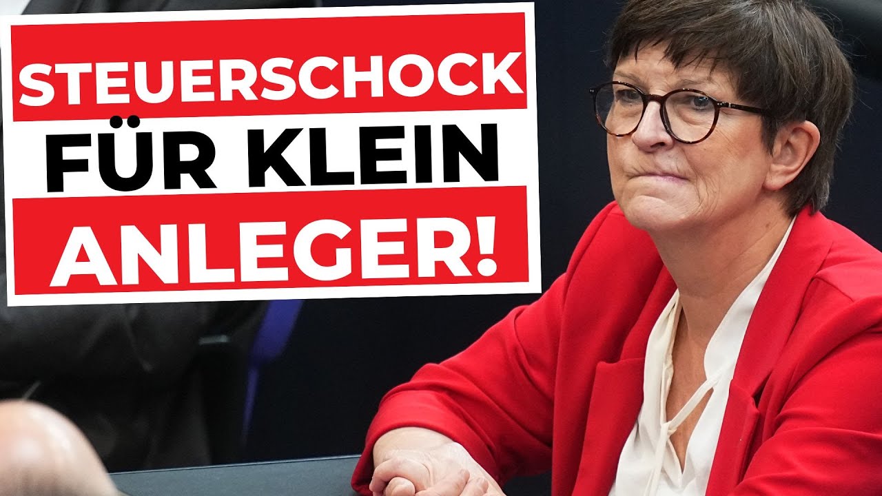 Steuer-Hammer! SPD greift nach deinem Vermögen! Zinsen, Aktien, Immobilien – nichts ist mehr sicher!