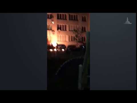 На Каскаді горів автомобіль. ФОТО / ВІДЕО