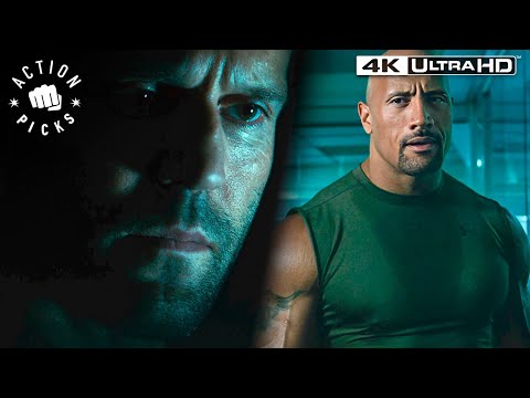 Hobbs VS Shaw Brutal Fight | Furious 7 4k HDR