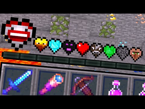 MINECRAFT, but HEARTS ARE OP!